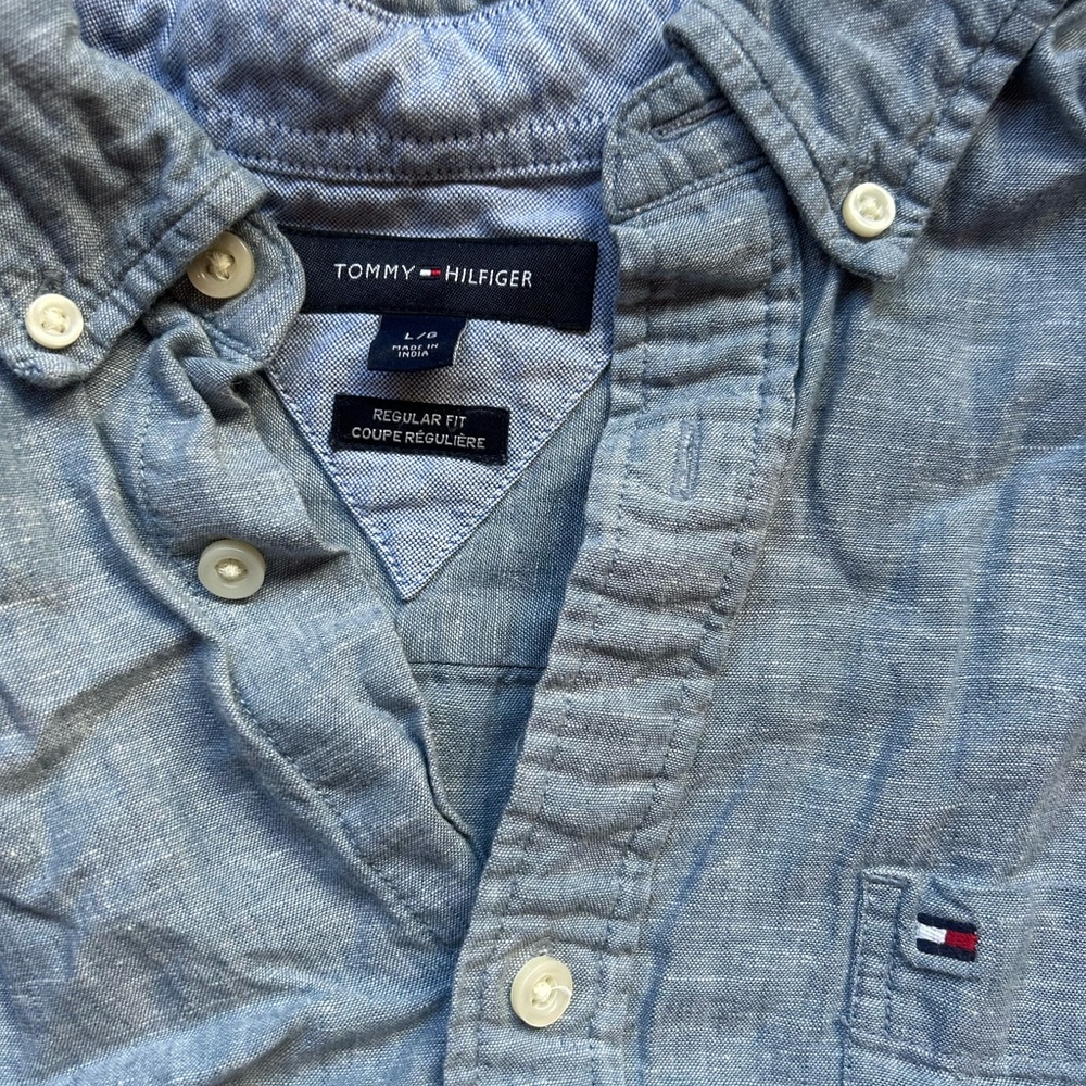 Mens Tommy Hilfiger button up shirt